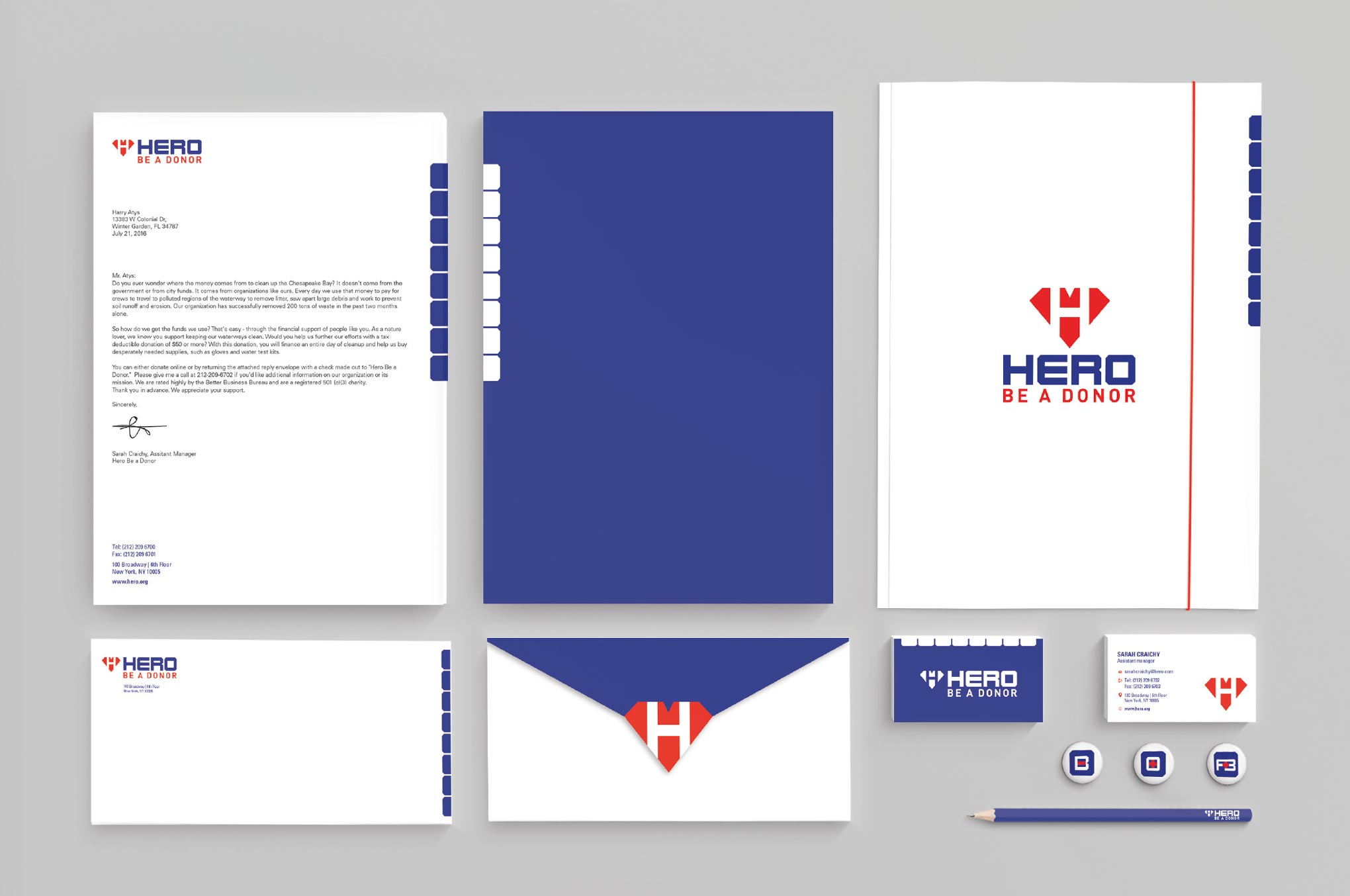 Hero Collateral: Stationary Mockup